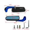1 Pcs Motorcycle Modified CNC Aluminum Alloy Mirror Rearview Mirror Apple Mirror Is Suitable for Left and Right