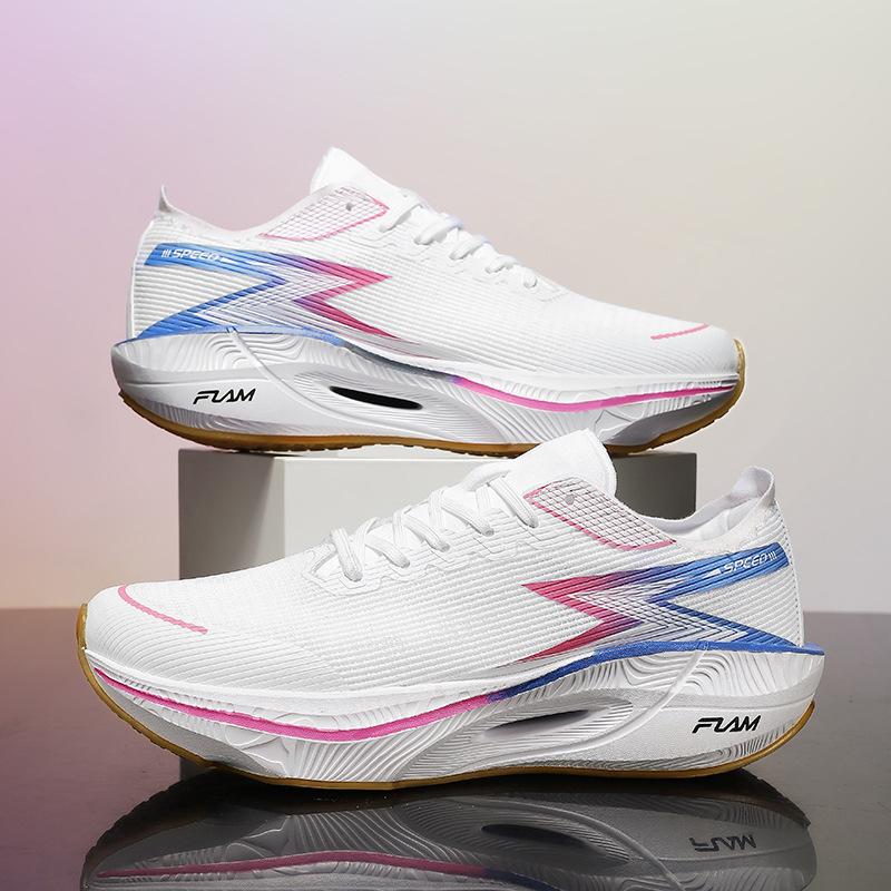 Sneakers men's full-palm carbon board running shoes autumn mesh PB men's shoes professional racing running shoes shock absorption