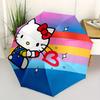 1pc Hello Kitty Rainbow Heart Umbrella with Plastic Handle,Suitable for All Seasons Home Travel Outdoor UmbrellaSanlio288