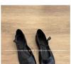 Sheepskin version~ Retro niche elastic band ballet shoes soft sole comfortable Mary Jane flat bottom shallow mouth small single shoes women