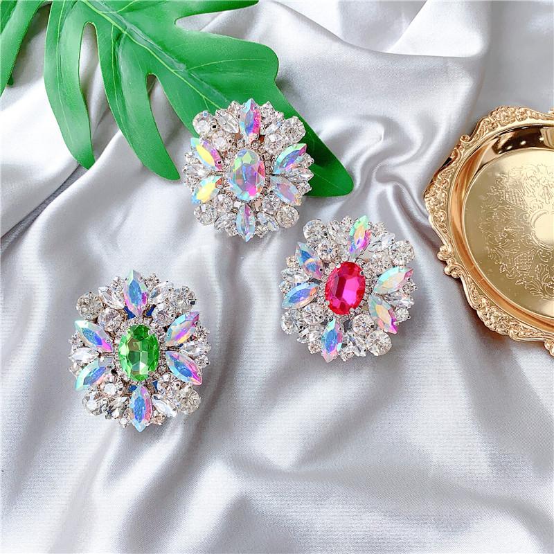 Super Fire Gorgeous Crystal Gem Holder Mobile Phone Universal Holder Telescopic Blingbling Decorative Sticker