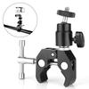 .1 Set 1/4 Schraubklemme CNC Metall Superklemme Mit 360° Mini-Kugelkopf Schnellwechselklemme Halterung Stativhalterung Für DSLR-Kamera