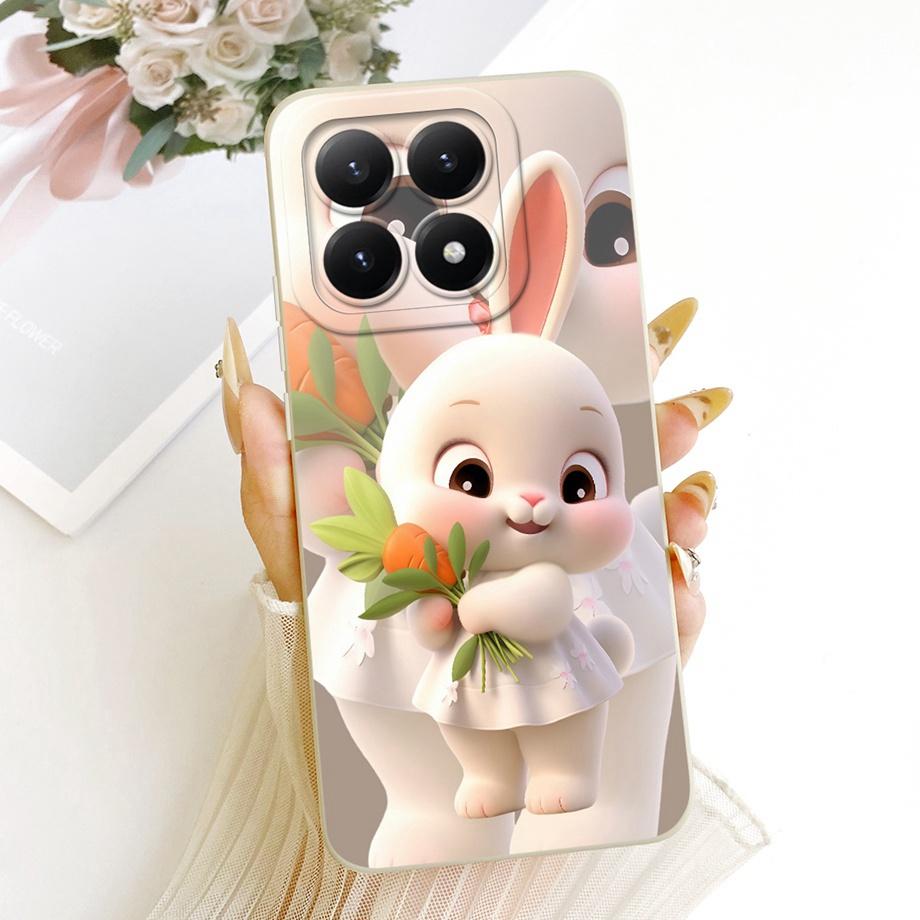 Phone Case For Xiaomi 15T Pro New Fashion Black Cat Cartoon Dragon Animals Pattern Bumper For Xiaomi Mi 15T Liquid Silicone Capa