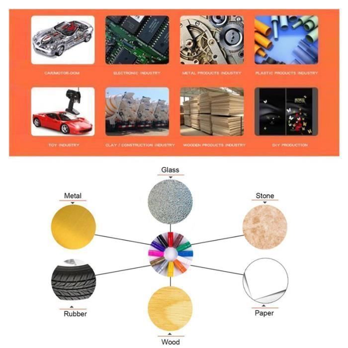 Auto Motorrad Filz Markierung Reifen Auto Motorrad Weiß