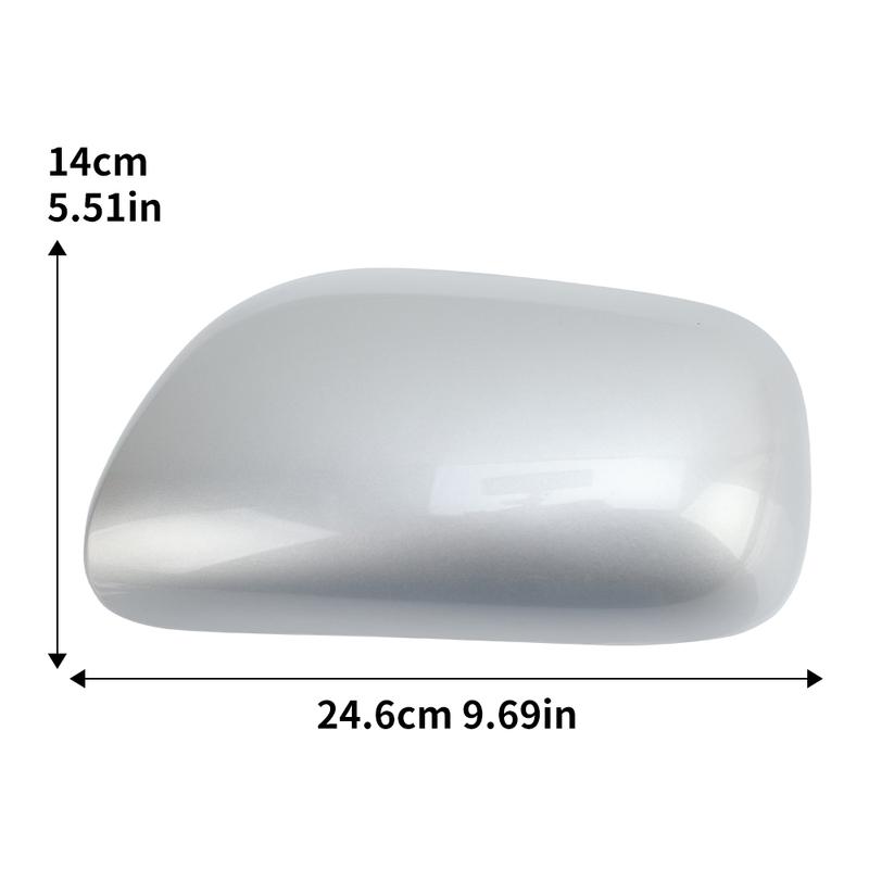 Rückspiegelabdeckung Kappe Für Toyota Yaris 2007 2008 2009 2010 2011 Silber Türflügel Seitenspiegel Abdeckung Kappe Autozubehör