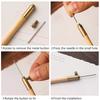 1set French Embroidery Crochet DIY Hand Cross Stitch Cotto Crochet 3 Needles