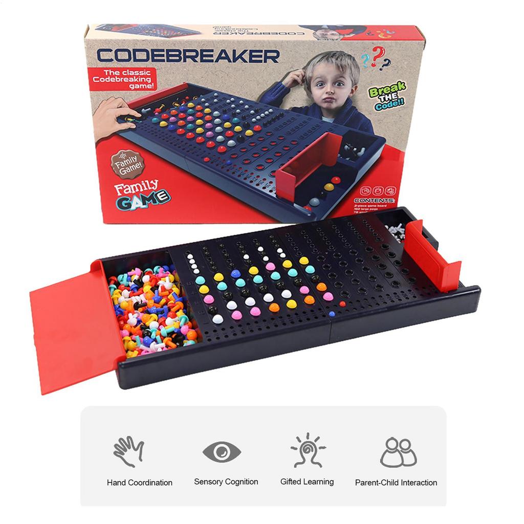 Secret Code Board Game Funny Strategy Multiplayer Interactive Break The Code Table Games Friends Party Games Toys for Kids Adult