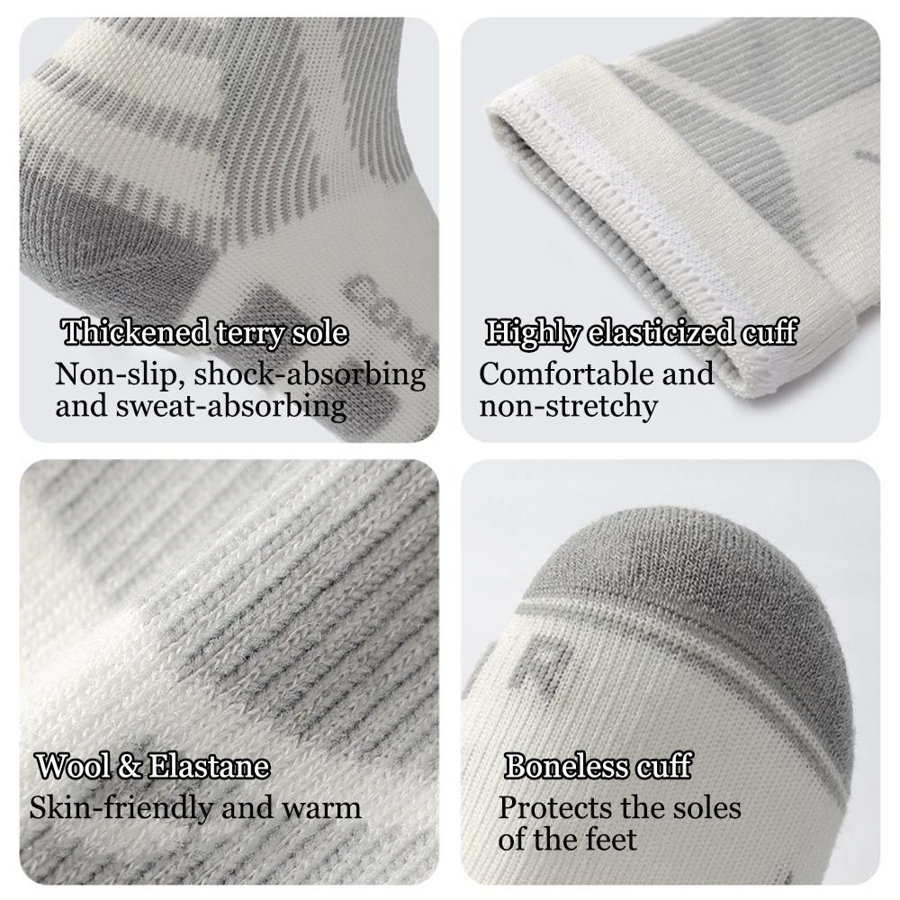 Kinder Merinowolle Skisocken Mädchen Jungen Thermische Winter Warme Dicke Atmungsaktive Socken zum Skifahren Snowboarden