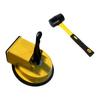 Floor Joint Repair Tool: Ergonomic Mallet, Secure Suction Cup, Correction Tool for Vinyl, Wood,