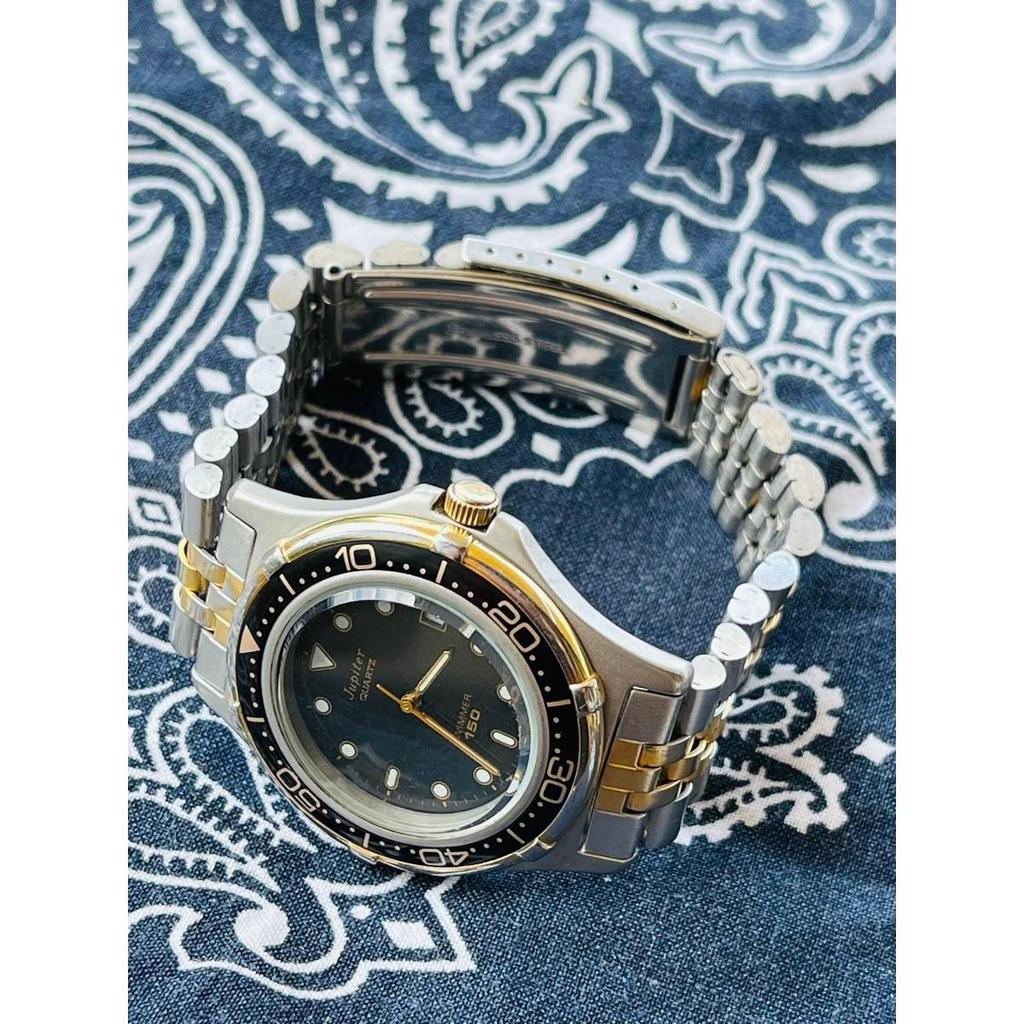 Used [Rare in working condition] ORIENT JUPITER Swimmer 150 Quartz Combi Color [Battery replaced]
