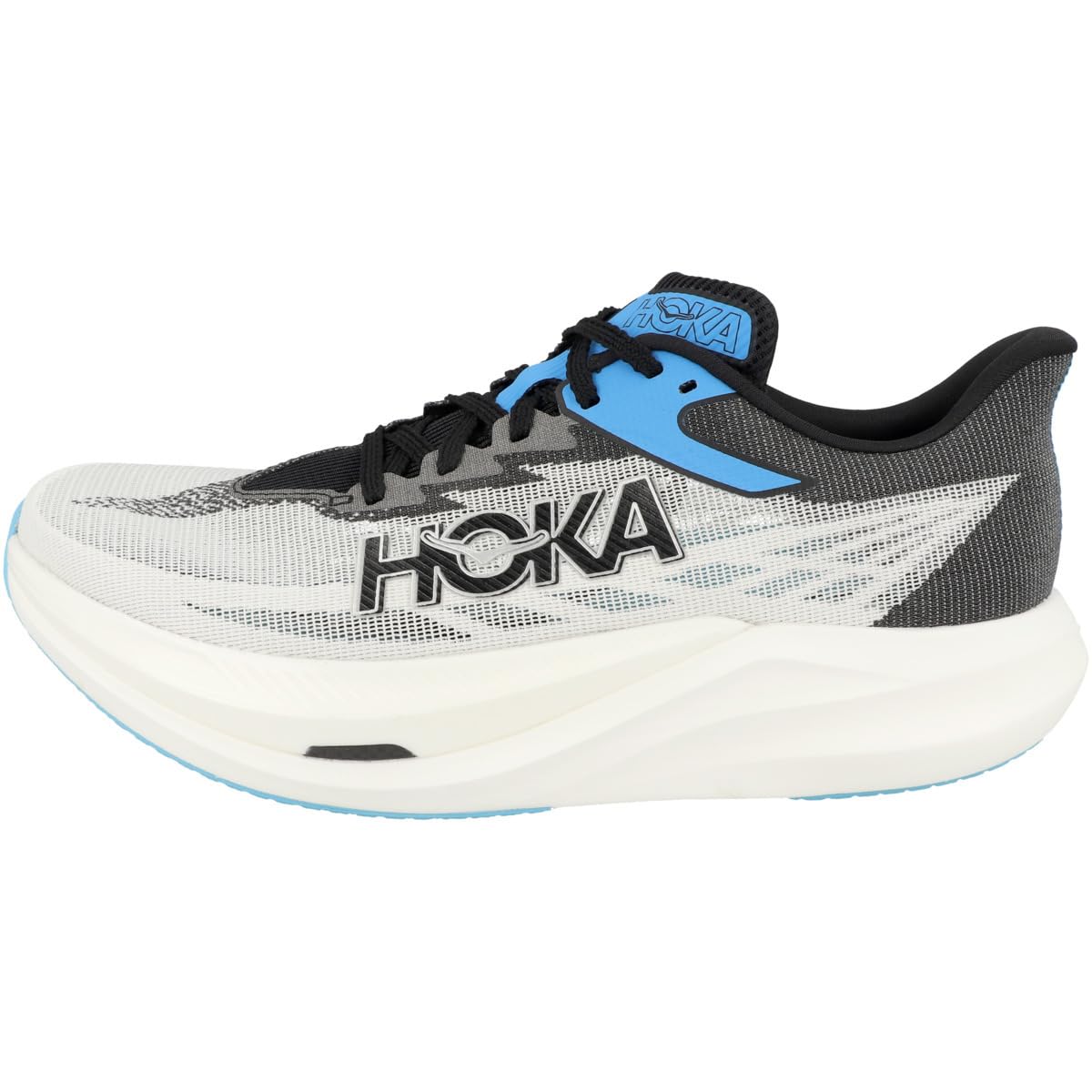 

HOKA Rocket X 3 Running Training Club White and Sneakers and Size and Shoes, Shoes, Activities, Black, 1168724-WBLC (White Black, 25.0, Men s Women s)