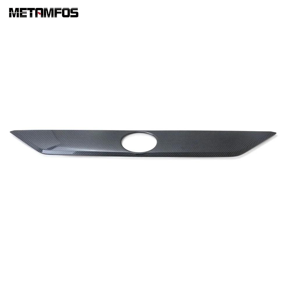 For Toyota Rav4 Rav 4 - 2024 2025 Carbon Fiber Rear Upper Trunk Lid Tailgate Door Boot Cover Trim Exterior Accessories
