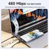 Toocki 100W PD Dual USB-C Fast Charging Cable for Huawei & Apple 15/16.