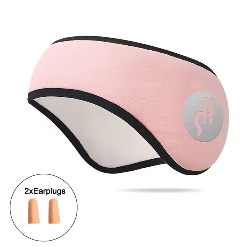 Soundproof Earmuffs For Sleeping Unisex Ear Warmer Winter Head Band Ski Ear Muff Earplugs Headband Hair Band Eyes Ban 2 In 1 NEW