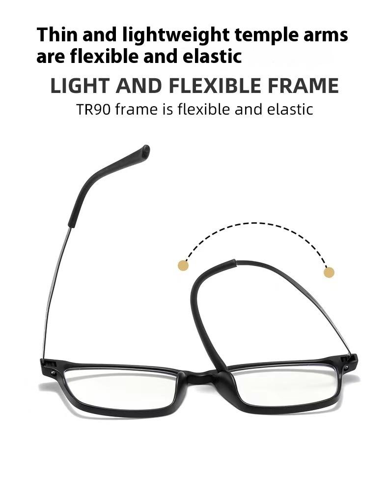 Fashionable Reading Glasses For Men'S High-Definition Anti Blue Light Glasses For Middle-Aged And Elderly People