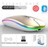 Ultra-Thin Dual-Mode Bluetooth Portable Wireless Mouse for Laptops and Office Use