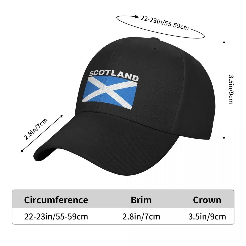 Scotland Flag Baseball Cap Mountaineering Fashion Beach Winter Hats for Unisex Sun Hats For Women Unisex's