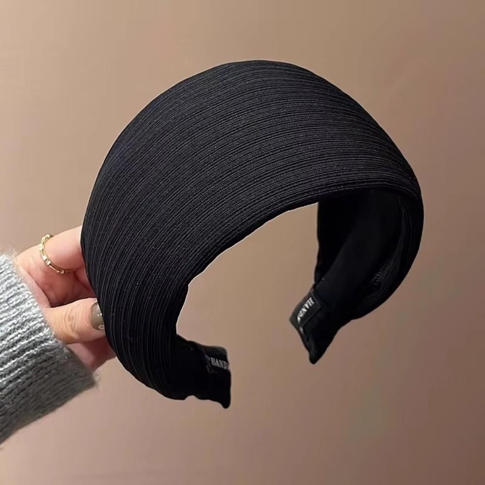 High Skull Top Hair Hoop Wide Edge Hair Ornament Fashion Hair Band  Women Girls