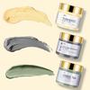 ANAiRUi 3-in-1 Clay Mask Set Turmeric Green Tea Dead Sea Mud 3 x 70g