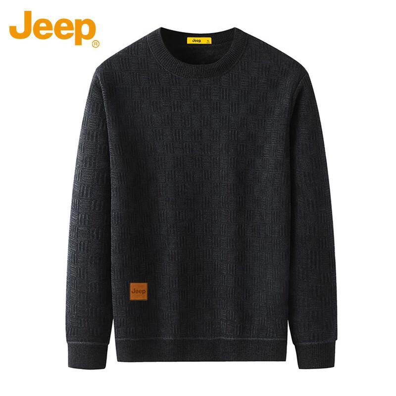 Jeep Men's Winter Chenille Knit Sweater