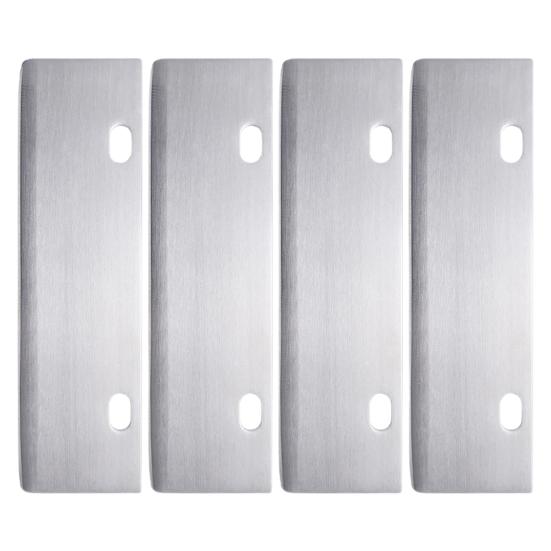 1 Set Grill Tools Grill Scraper Edge Sharper Blade Replacement Stainless Steel Outdoor Barbecue Cleaning Tools Heavy Duty BBQ Accessories