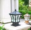 Garden Villa Gate Outdoor Led Aluminum Dc 12v 80 Ip65 Solar Pillar Lamp Waterproof Lamp Yard Fence Pillar Light