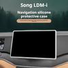 Fit for BYD Song L DM i Central Control Screen Protector Navigation Display Silicone Frame Car Interior Modification