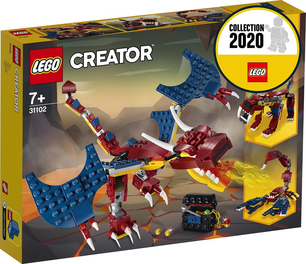 LEGO Creator Fire Dragon 31102 Věk 7 a více