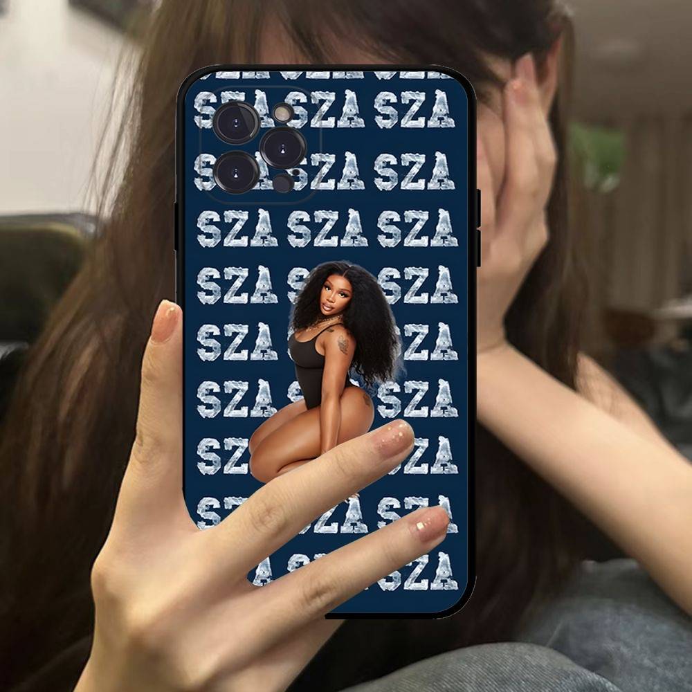 Singer SZA SOS Phone Case For IPhone 16 15 14 13 12 11 17 Pro Max Plus Back Cover Cases