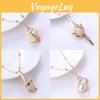 Inspired Fashionable Ocean Shell Necklace With Luxurious Gold Finish Plated
