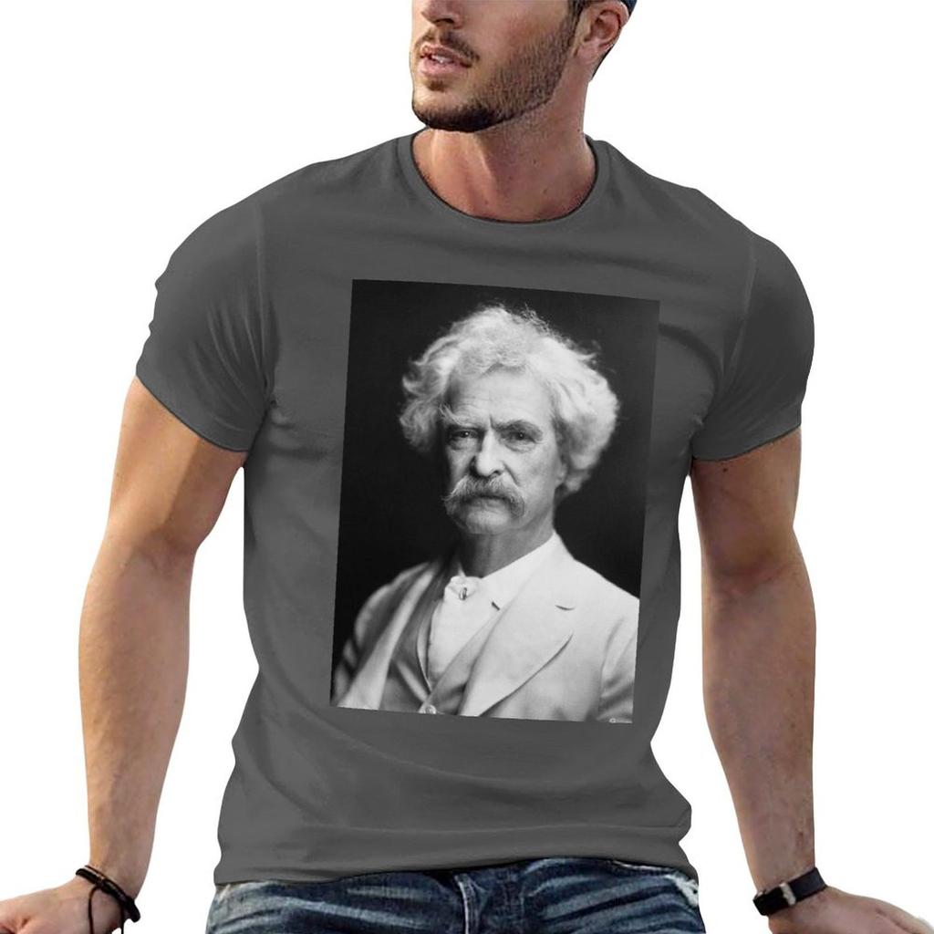 Mister Twain TShirt Basic Solid Color Short Sleeve TShirt