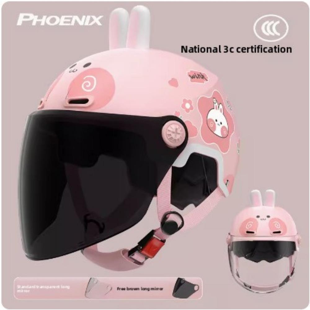 Children's Electric Car Helmet Motorcycle Helmet Cartoon Half Helmet Summer Helmet Four Seasons Helmet