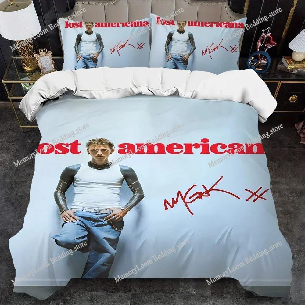 Rapper M-Machine G-Gun-Kelly Music Duvet Cover Set Bedding Soft Laundry Cotton Bed Four Seasons Student Dormitory Home Textile74