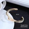 Korea Light Luxury White Shellfis Board Bracelet Bend Metallic Texture Bracelets Set for Women Fashion Jewelry Gifts Wholesale
