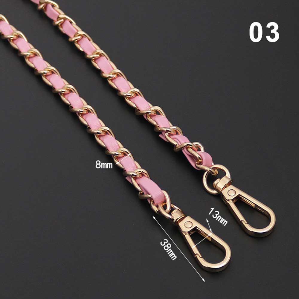 Replaceable Bag Parts Crossbody Bag Belt Metal Purse Strap hardware Bag Chain Leather Bag Strap