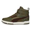 RBD Spel Höga Casual Skate Skor Herr Olivgrön 387604-01