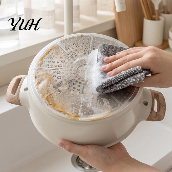 Multi Purpose Cleaning Cloth Microfiber Roll, Tearable Double Side Towels, Reusable Kitchen Dish Grease Removing Rags for Dishwashing And Countertop