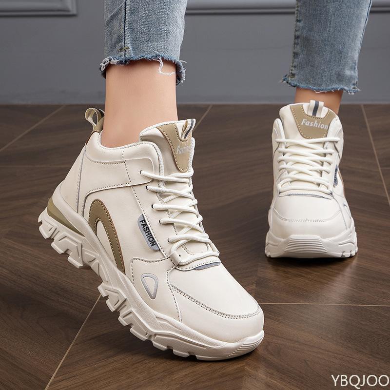 Winter new fashionable versatile high top women's shoes casual comfortable cotton shoes warm sports women's shoes
