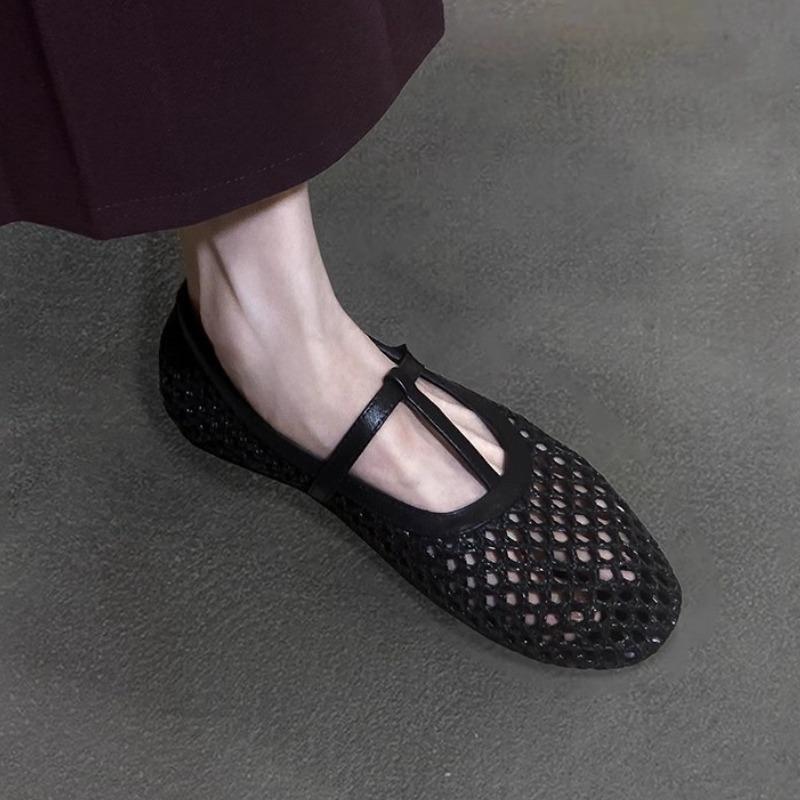 Fashion Women Flats Shoes Mesh Casual New Sandals Trend Fashion 2025 Summer Loafers Sport Woman Sneakers Cozy Walking Mujer Zapatillas