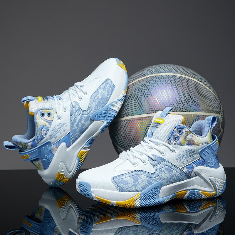 

Баскетбольні кросівки Rico Bee для великих дітей та підлітків: Нековзке, зносостійке, дихаюче спортивне взуття для осені. 39