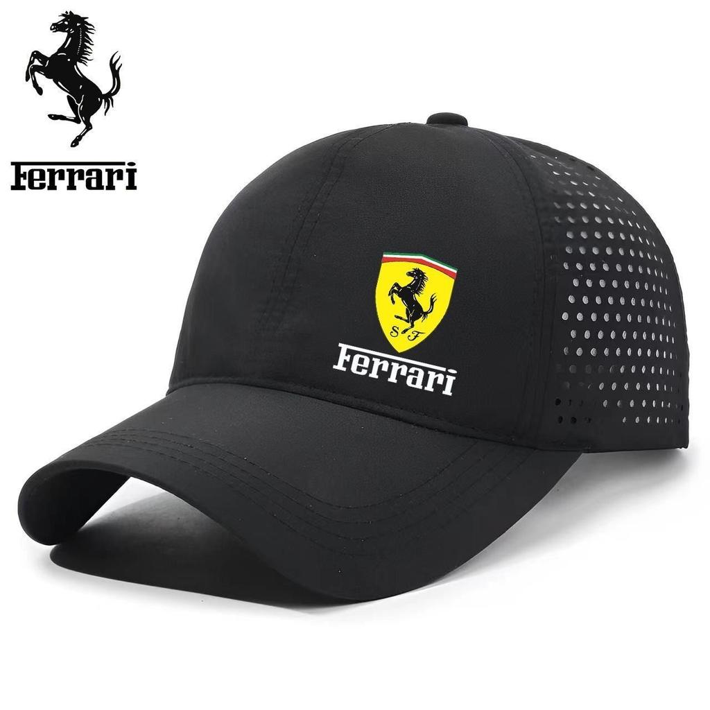Ferrari Herren F1 Rennkappe Outdoor Baseballkappe Atmungsaktive Sonnenschutzkappe für Ferrari F1 F80 SF90 Stradale SF90Spider 296 GTB GTS