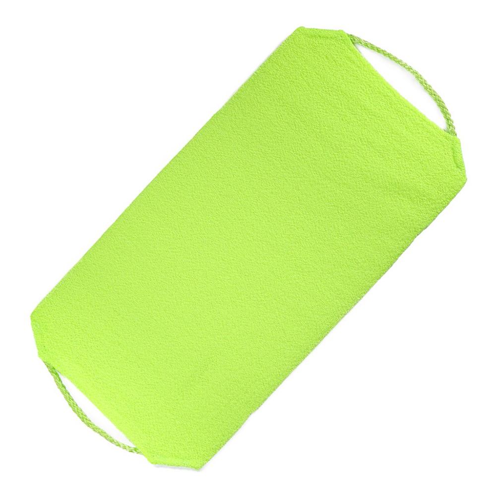 

Brushes Bath Towel Pull Strap Rub back towel Neck Scrubber Bath Brushes Exfoliating Bath Towel зелений
