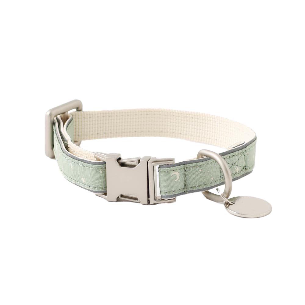 Reflective Star Buckle Collar for Small Dogs Adjustable Perfect for Walks and Outings monchéri (FREE/Green) Size, Lightweight, Reflective,