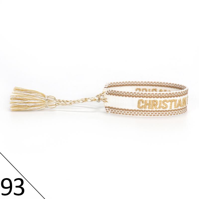 Handmade Embroidered Friendship Bracelet with Tassels for Women