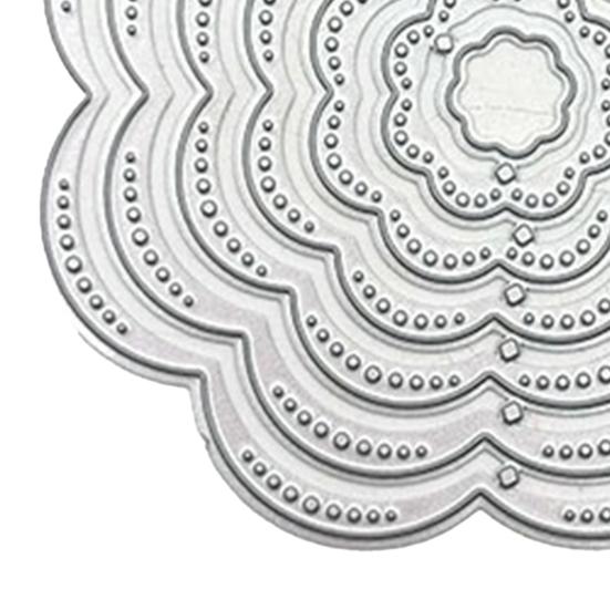 1 Die Geometric Flower Delicate Waterproof Set Cutting Shape Cards Making Embossing