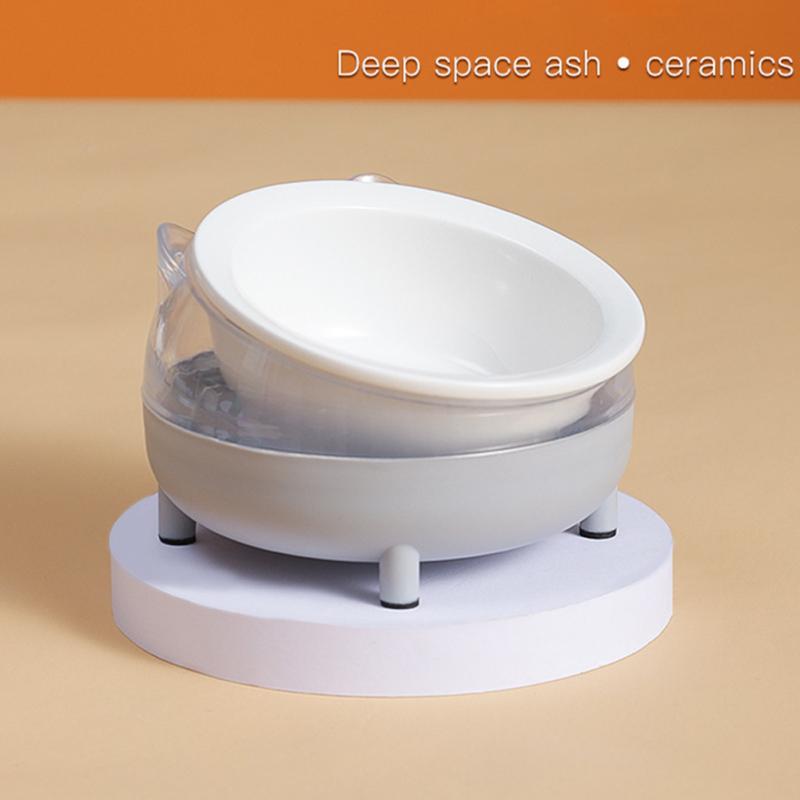 Cat Food Bowl Multipurpose Anti Slip Detachable Design Pet Feeder Water Dispenser Container Pet