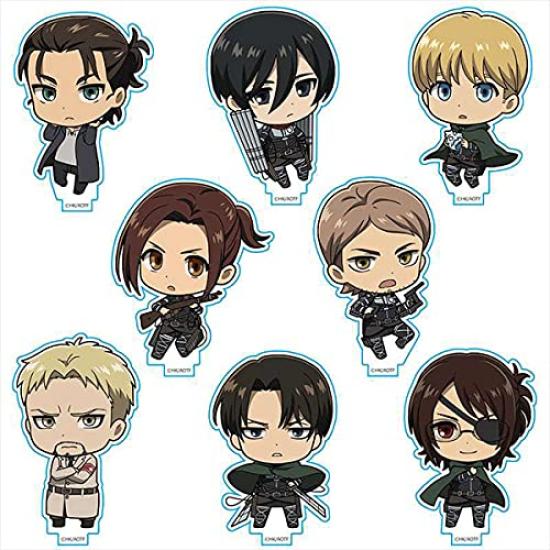 

Коллекция акриловых подставок Attack on Titan, том 3, 8 предметов, КОРОБКА