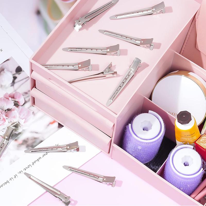 Woman Hair Care Clips Metal Steel Hairdressing Sectioning Clip Clamps Barber Hair Cut Use Styling Tools Hair Root Fluffy Hairpin