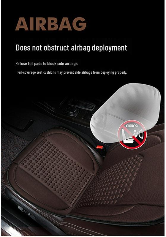 Cross-Border Universal Breathable Car Seat Cushion for All Seasons - Single Seat