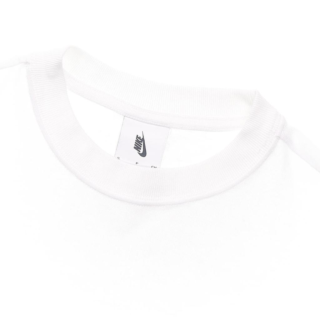 Nike Embroidered Logo Cotton Tee Women Tops White DA0324-121